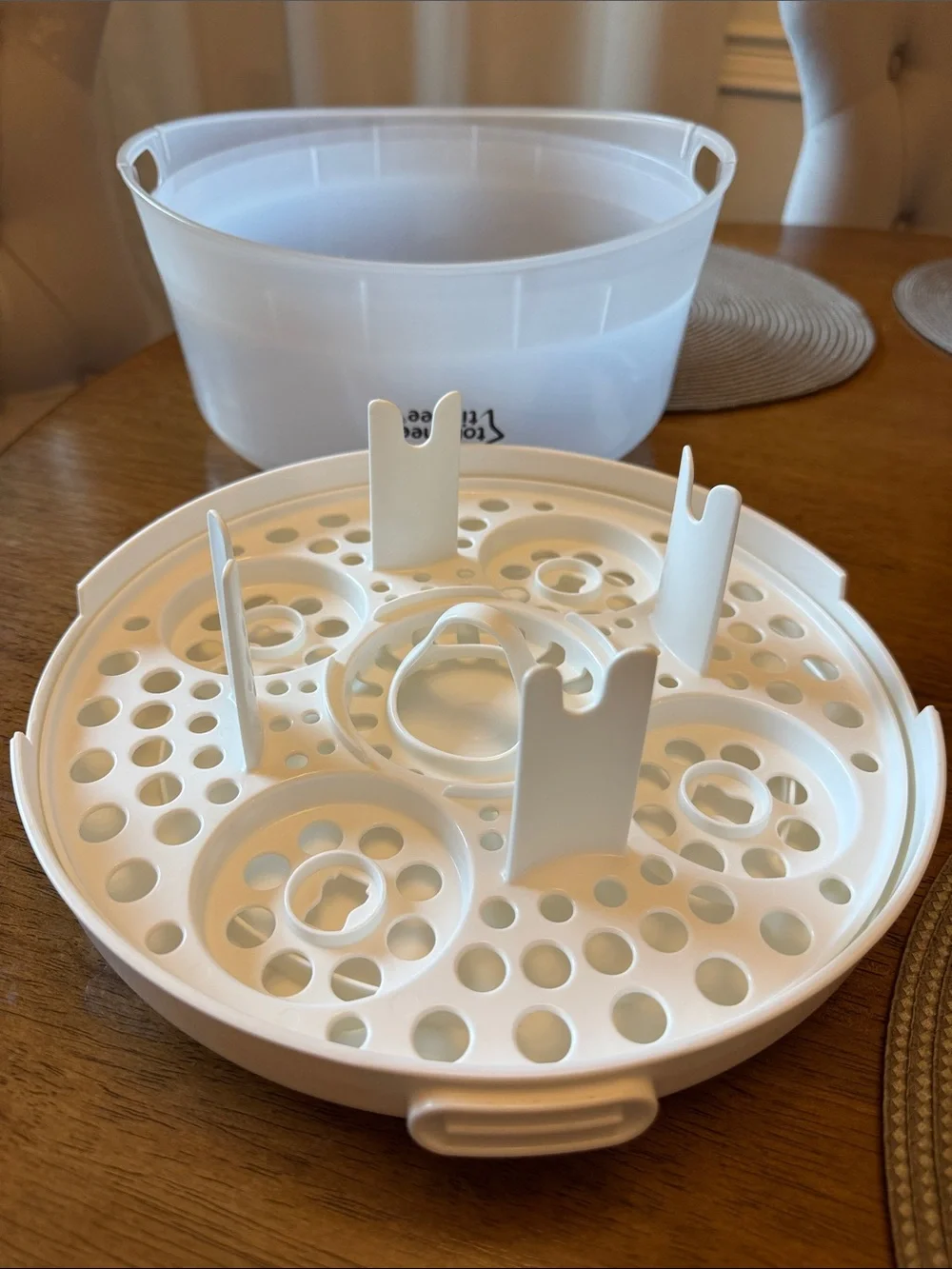 Tommee Tippee White Microwave Sterilizer - Compact Steam Sterilizer